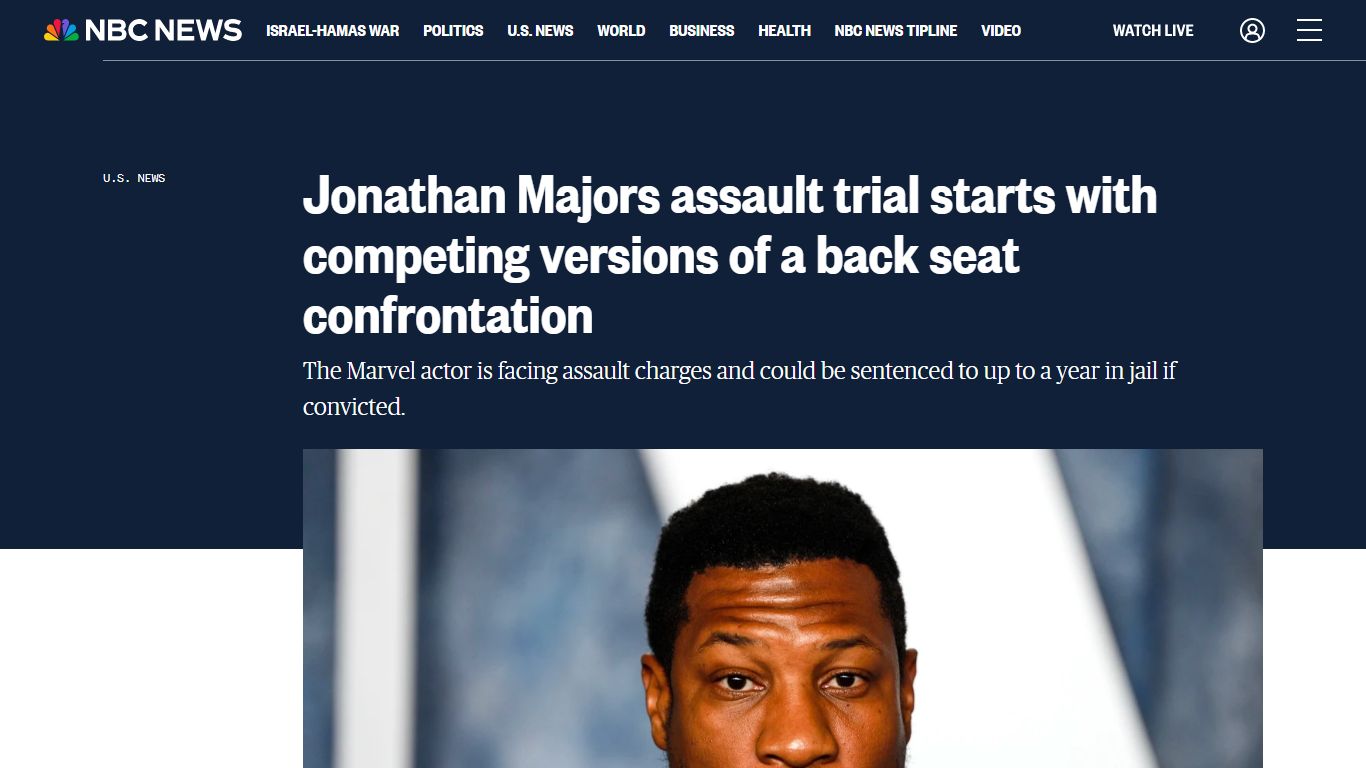 Jonathan Majors assault trial starts with competing versions of a ...